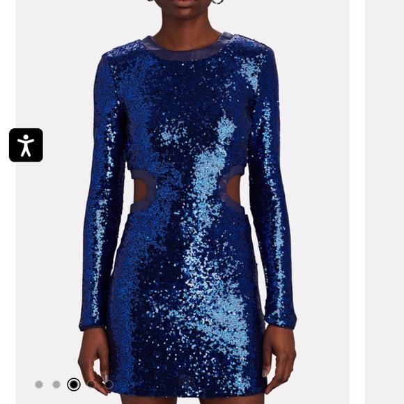 STAUD dolce cut out sequin mini dress - Picture 2 of 5